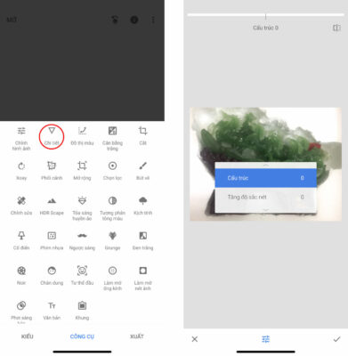 làm rõ ảnh bị mờ